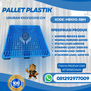 Pallet-Plastik-Baru-Bekas-100x120x15-MB1012-5BM
