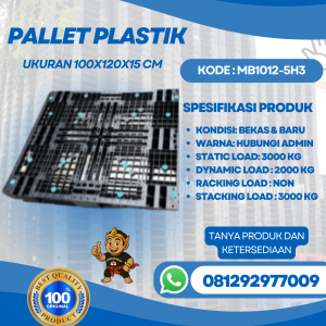 Pallet-Plastik-Baru-Bekas-100x120x15-MB1012-5H3