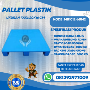 Pallet-Plastik-Baru-Bekas-100x120x16-MB1012-6BM2