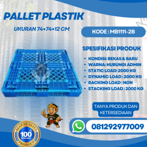 Pallet-Plastik-Baru-Bekas-110x110x12-MB1111-2B