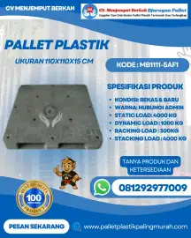 Pallet Plastik Baru & Bekas 110x110x15 [MB1111-5AF1]