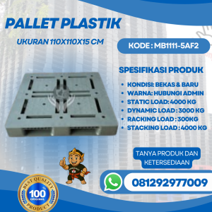 Pallet-Plastik-Baru-Bekas-110x110x15-MB1111-5AF2