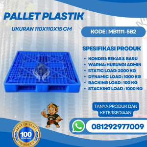 Pallet-Plastik-Baru-Bekas-110x110x15-MB1111-5B2