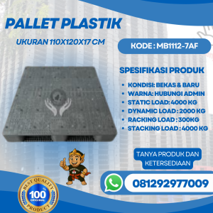 Pallet Plastik Baru & Bekas 110x120x17 [MB1112-7AF]