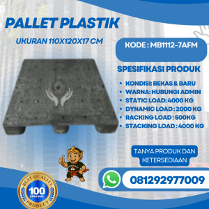 Pallet-Plastik-Baru-Bekas-110x120x17-MB1112-7AFM