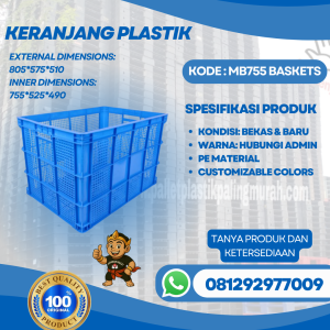 Keranjang Plastik (13) Baru & Bekas MB755 Baskets
