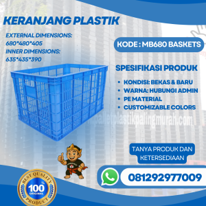 Keranjang Plastik (14) Baru & Bekas MB680 Baskets
