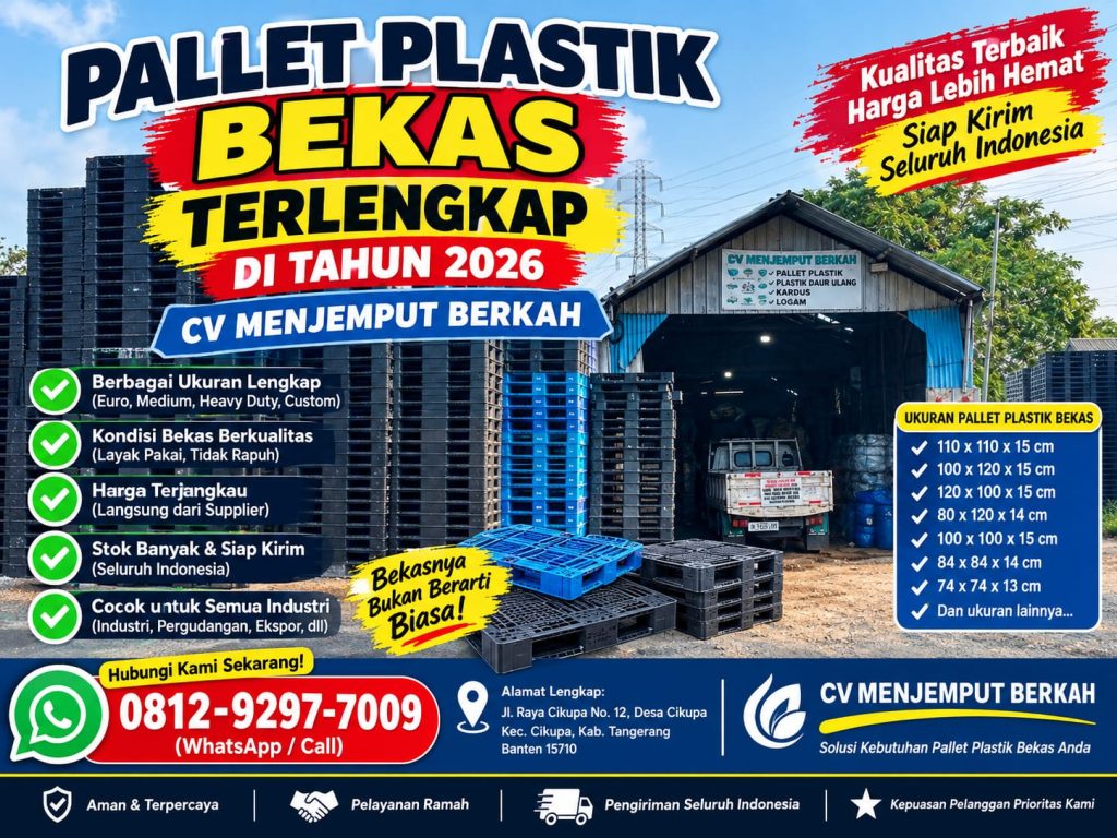 Pallet plastik bekas