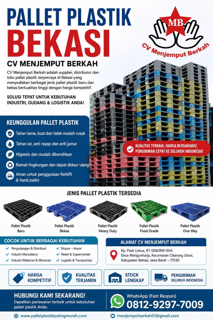 Pallet plastik bekasi