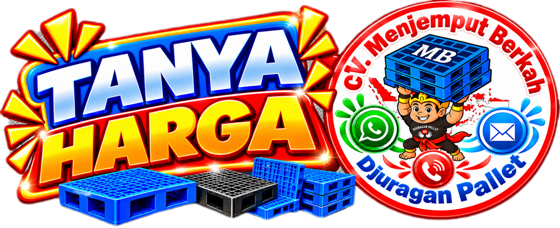 CV Menjemput Berkah - Djuragan Pallet, tanya harga pallet plastik